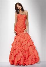 2012 Jovani Prom Dresses 7754.  Available in Peach, Royal, White, Yellow